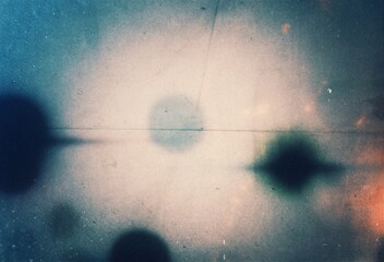 Retro film photo filter overalay effect background, abstract grainy light leaks photo overlay effect bokeh shaped, dust scratches noisy film grainy texture, grunge effect 