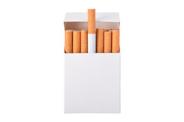 Pack of cigarette isolated on white background