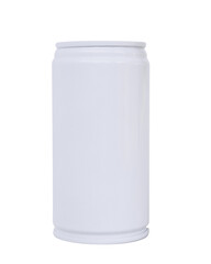 white can bottle isolated on white background