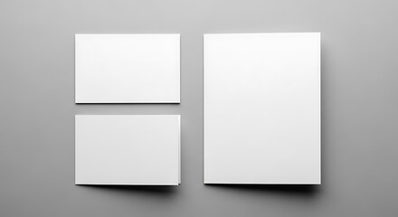 Blank Business Stationery Mockup.