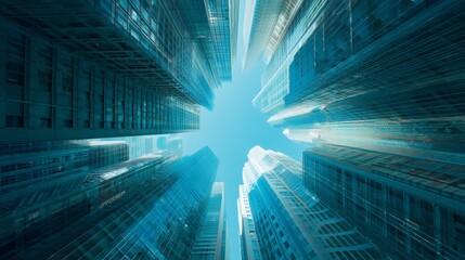 Digital network connections and data flow, global connectivity and information technology concept