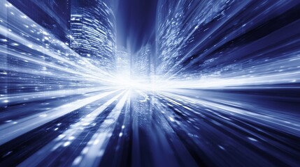 Digital network connections and data flow, global connectivity and information technology concept