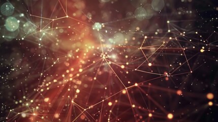 Obraz premium Abstract network design