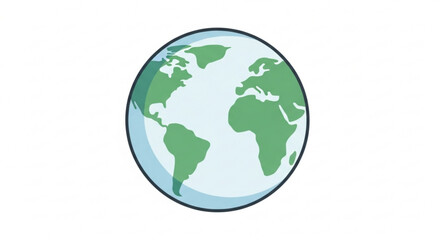 Fototapeta premium Globe earth world map geography continents countries travel global international earth day vector image