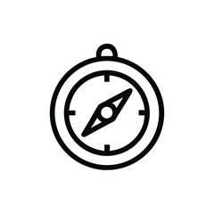Compass Vector icon vector art of compass icon, depicting navigation and orientation, ideal for travel, geography, and exploration themes, with a classic design and clear, minimalist style for easy re