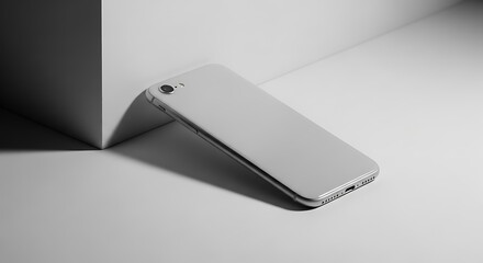 White Smartphone Minimalist Photography.