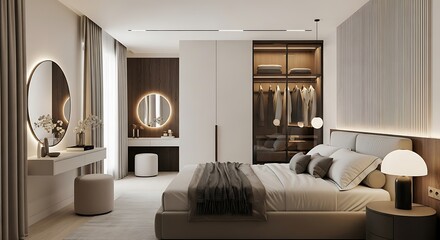 Modern Bedroom Interior Design.