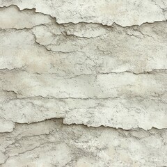 Obraz premium close-up of an aged, cracked, and peeling beige wall showing layers of deteriorated plaster and rough texture