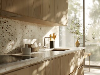 modern kitchen in a modern kitchen