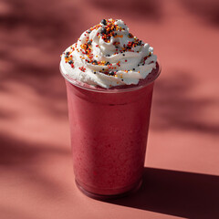 cold, delicious milkshake