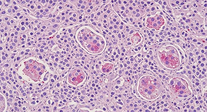Kupffer Cells Amidst Dying Liver Tissue &ndash; Hepatic Immune Response and Liver Disease Progression
