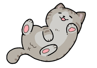 ごろん猫(サバトラ)