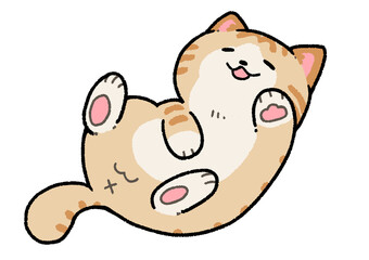 ごろん猫(茶トラ)