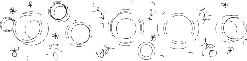 Minimal Flower Pots Line Art Illustration.286Z