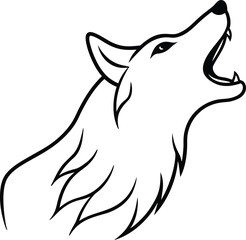 vector illustration of a dog