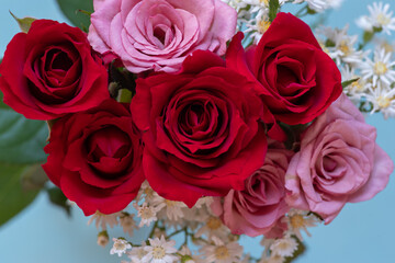  美しい薔薇の花束