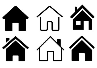 house icon set