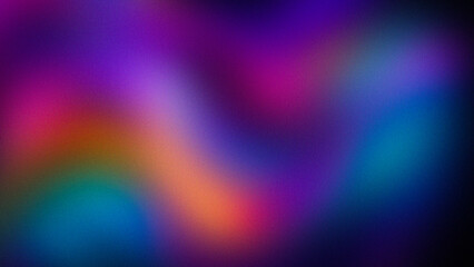 Abstract background with vibrant swirling colors of purple pink blue and orange light