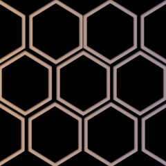 seamless hexagon pattern