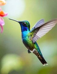 Fototapeta premium Vibrant hummingbird in flight (3)