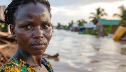 Powerful Portrait of a Climate Refugee Woman
