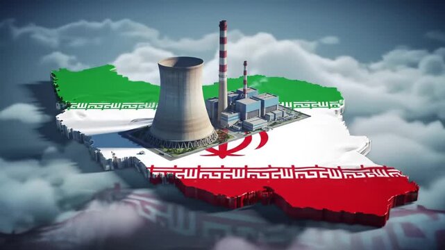 Iran Nuclear Plant on Map