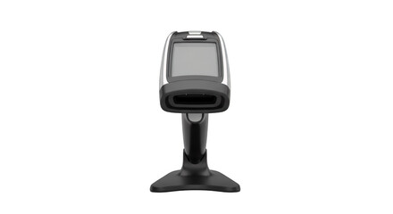 Barcode Scanner: A handheld barcode scanner, with its futuristic design, ready to streamline inventory management and transactions.