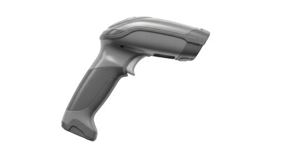 Barcode Scanner: A detailed image of a sleek, modern barcode scanner. This photo showcases its ergonomic design and advanced functionality, offering a clear view of this essential technology tool.