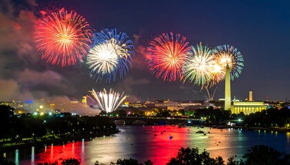 Fireworks over Washington DC (3)