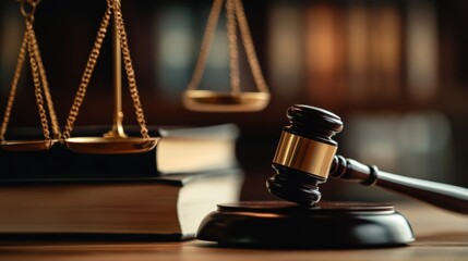 Legal proceedings courtroom image judicial environment close-up view law and justice concepts