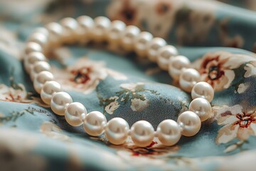 Stylish pearl necklace for fashion elegance high resolution picture