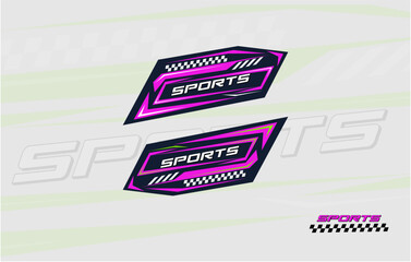 Wrap design for company, decal, wrap, and sticker b6.eps