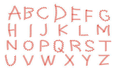 Creative Alphabet Vector Design | Stylish A B C D 

Letters Illustration | Modern Typography Template | 

Decorative Font Design for Branding