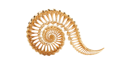 abstract spiral shape