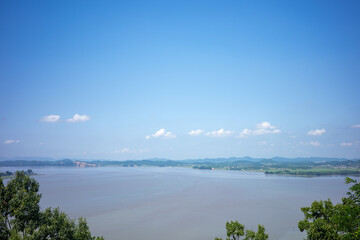The river between South Korea and North Korea