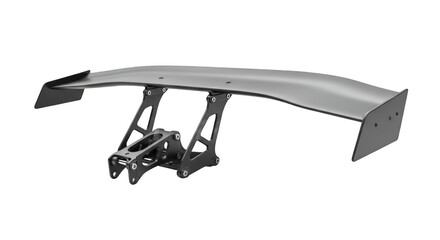 Aerodynamic Car Wing: A sleek and detailed shot of a car spoiler or wing, designed to improve vehicle performance and control.