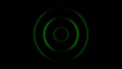Futuristic neon loading animation. glowing circle illustration on dark background.