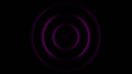 Futuristic neon loading animation. glowing circle illustration on dark background.