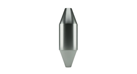 Metallic Projectile: A streamlined, metallic projectile, a symbol of precision and power.