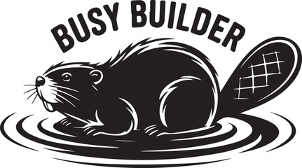 Black and white cartoon cat and mouse vintage animal vector illustration