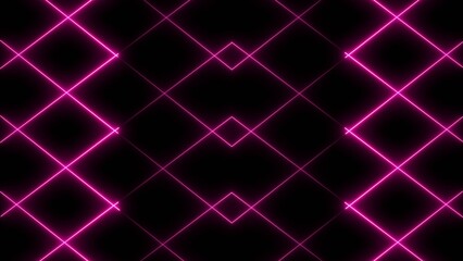 Glowing neon line light effect design. 4k illustration.	