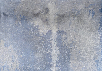 Blue abstract grunge concrete wall background.
