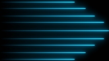 Abstract glowing rainbow color neon lines motion background. neon glowing lights lines illustration