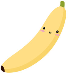 Cute fruits  with smiley  face