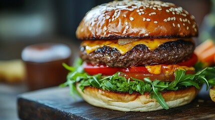 Burger punch is a burger all ingredients are available