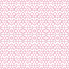 Nordic flower tile seamless pattern background (Pink)