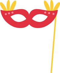 carnival mask vector illustration