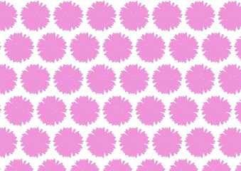 seamless pattern with pink flora design