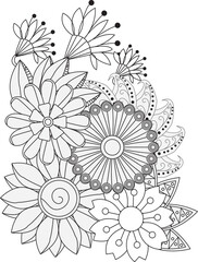 Abstract geometric design with vibrant color palette