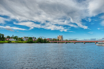 Fototapeta premium Umea is the capital of the province of Vasterbotten, Sweden.